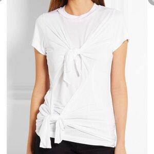 MARQUES'ALMEIDA Slashed-knotted short-sleeved